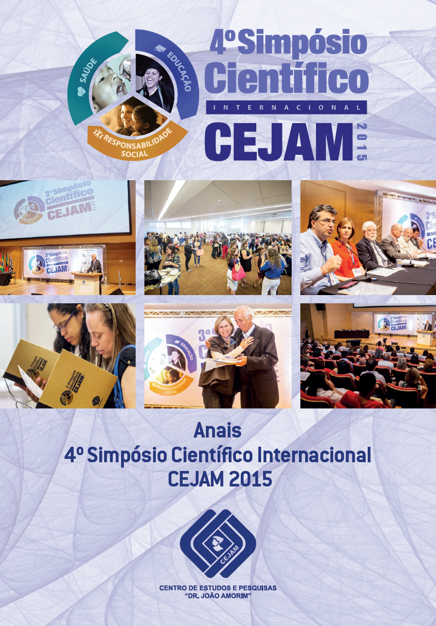                     Visualizar v. 4 (2015): 4º Simpósio Científico Internacional CEJAM
                