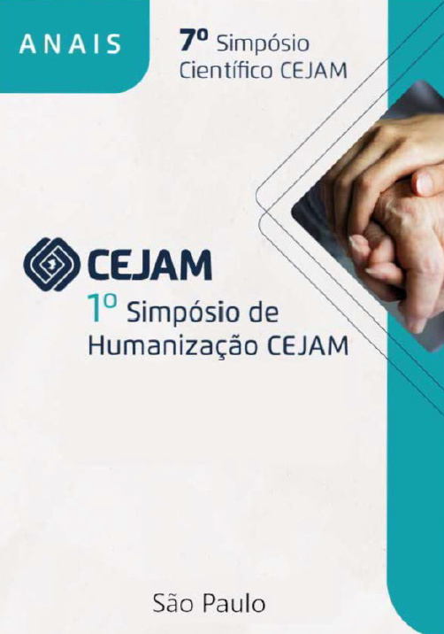                     Visualizar v. 7 (2022): 7º Simpósio Científico Internacional CEJAM: 1º Simpósio de Humanização CEJAM
                